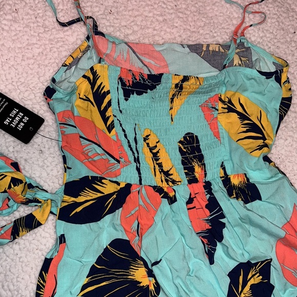 NWT Express Teal wrap sundress - Picture 4 of 4